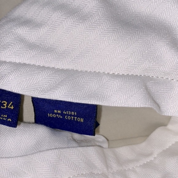 Polo Ralph Lauren classic fit blue label tan chino pants size 34x34a - Picture 6 of 11